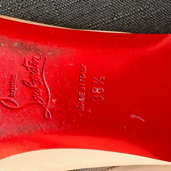 Louboutin leather ballet flat - Picture 6 of 6